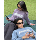 City of Japangeles Crewneck in Slate Blue