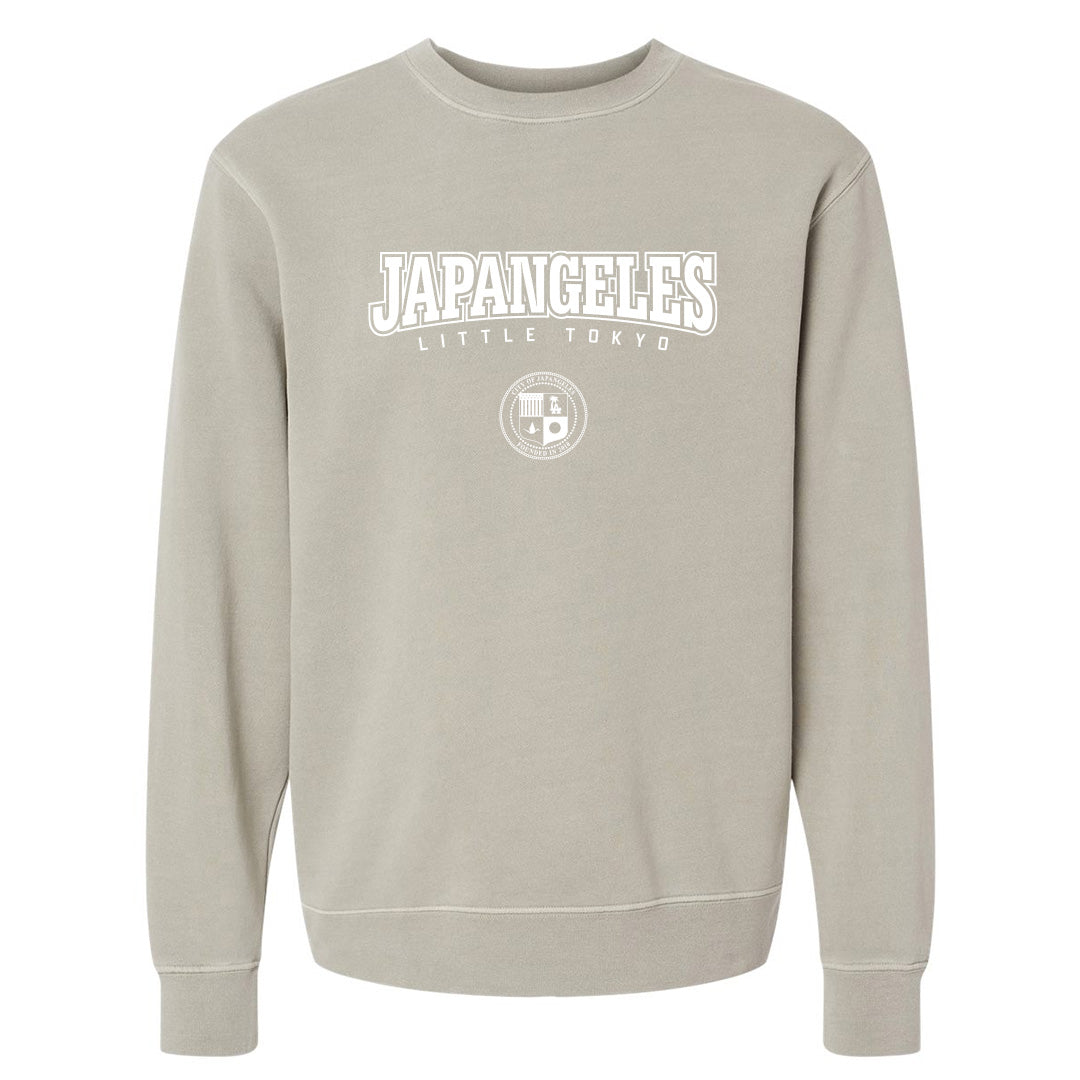 City of Japangeles Crewneck in Cement