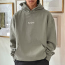 Mini OG Logo Embroidered Premium Hoodie in Olive