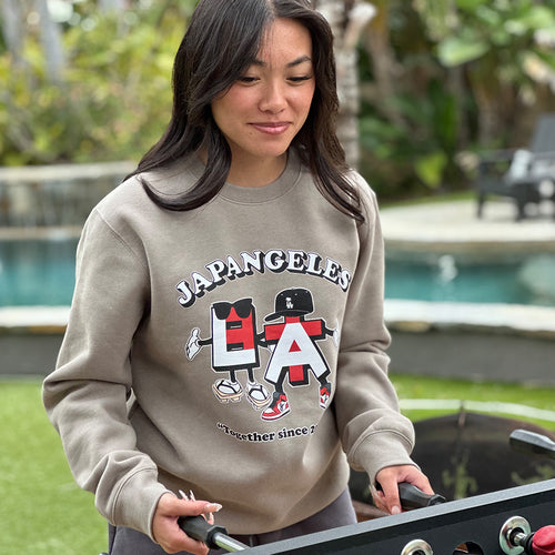 Better Together Crewneck Sweatshirt in Cement