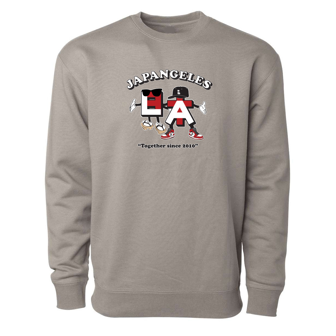 Better Together Crewneck Sweatshirt in Cement