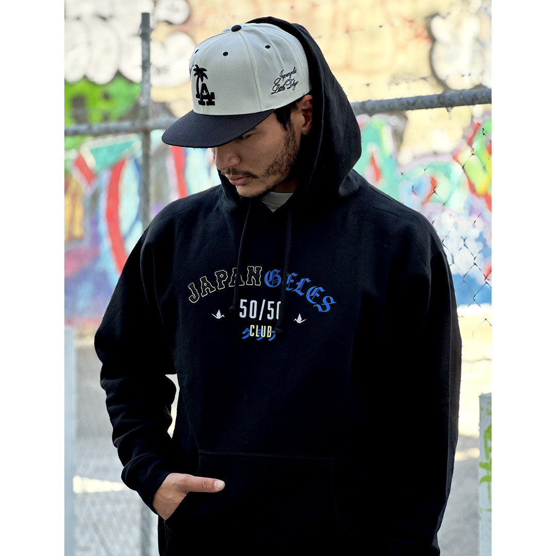 50/50 Club Hoodie in Black