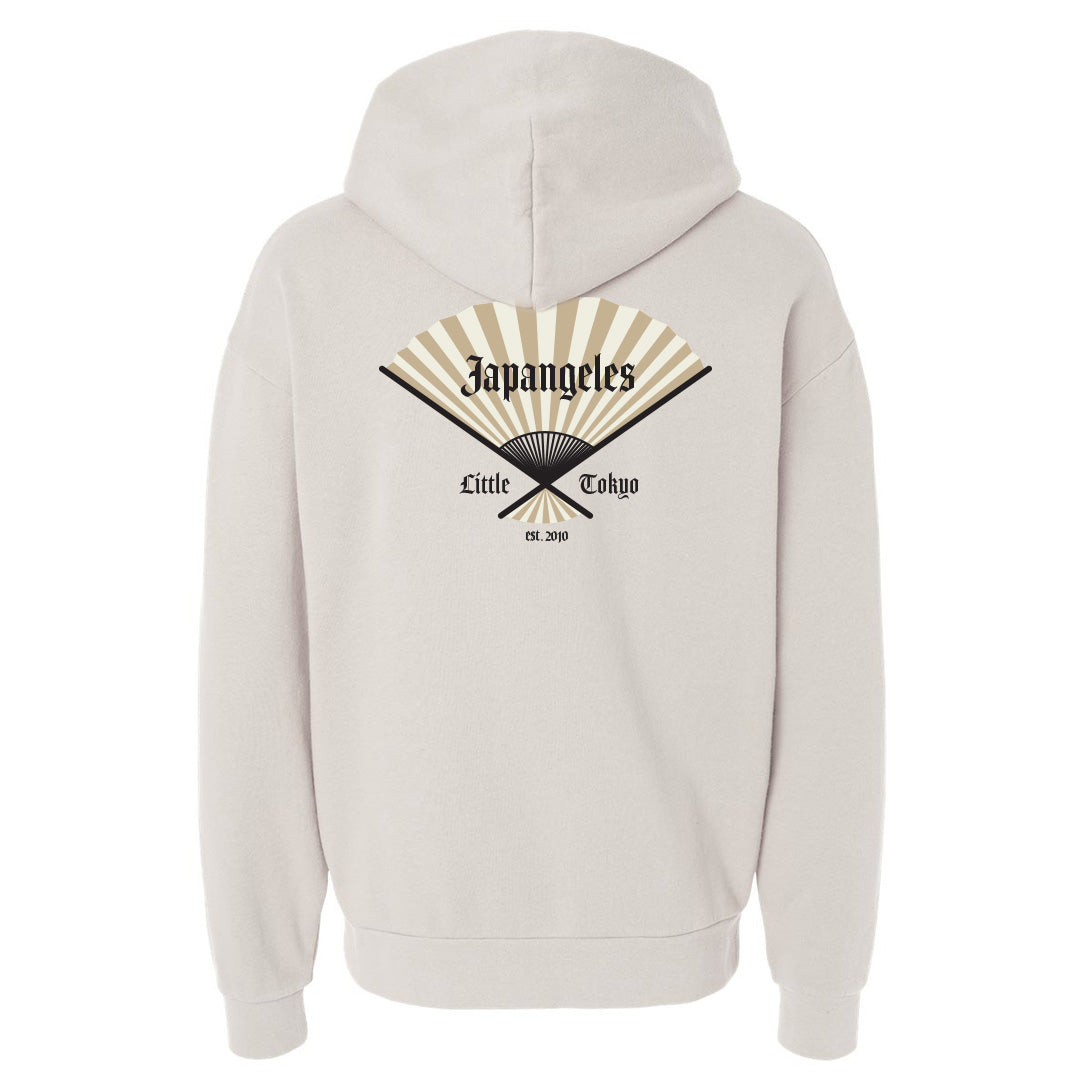 Fan Club Drop Shoulder Hoodie in Ivory