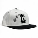 LA Palm Sakura Snapback in Off-white + Black