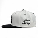 LA Palm Sakura Snapback in Off-white + Black
