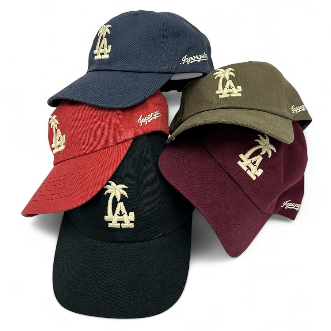 LA Palm Dad Hat in Black