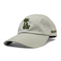 LA Palm Dad Hat in Stone