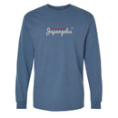 OG Script LT Long Sleeve in Denim