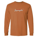 OG Script LT Long Sleeve in Burnt Orange