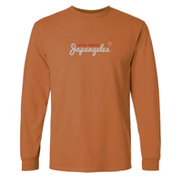 OG Script LT Long Sleeve in Burnt Orange