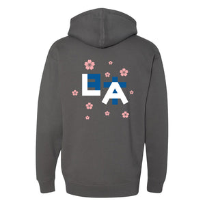 Sakura Nihon LA Hoodie in Charcoal