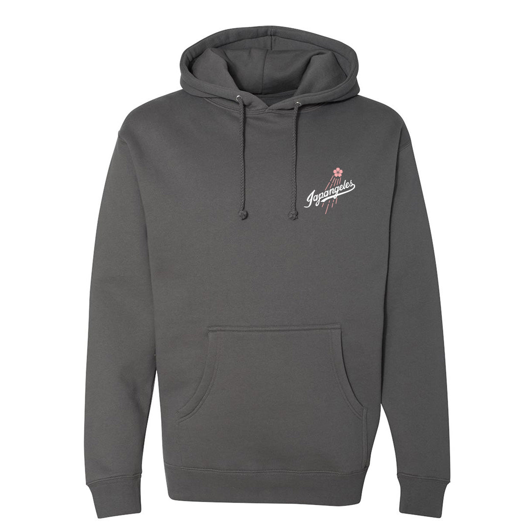 Sakura Nihon LA Hoodie in Charcoal