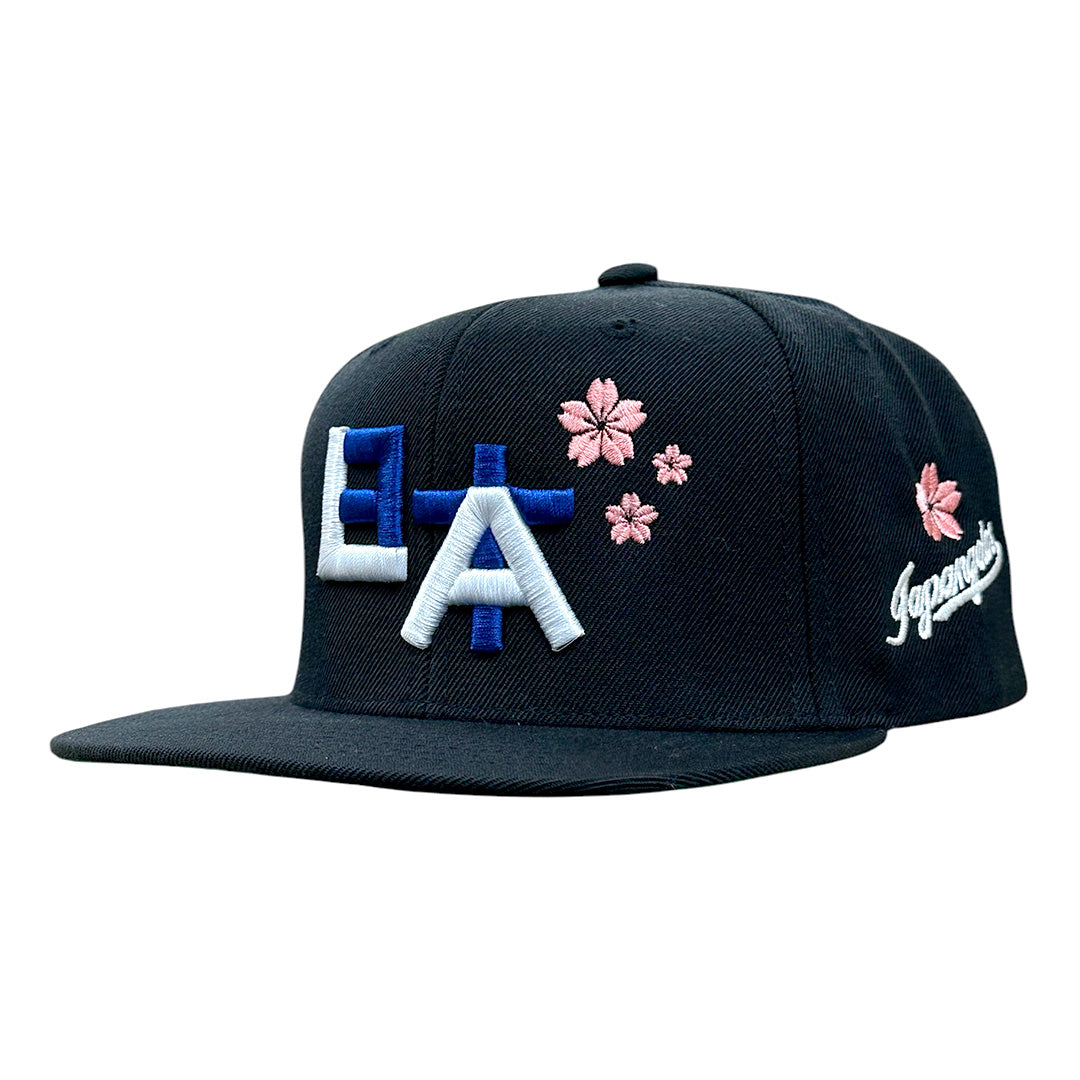 Sakura Nihon LA Snapback in Black