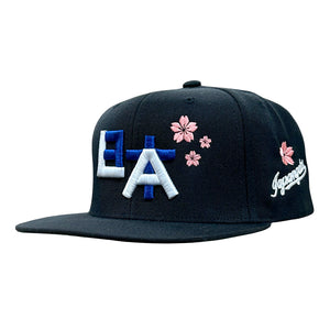 Sakura Nihon LA Snapback in Black