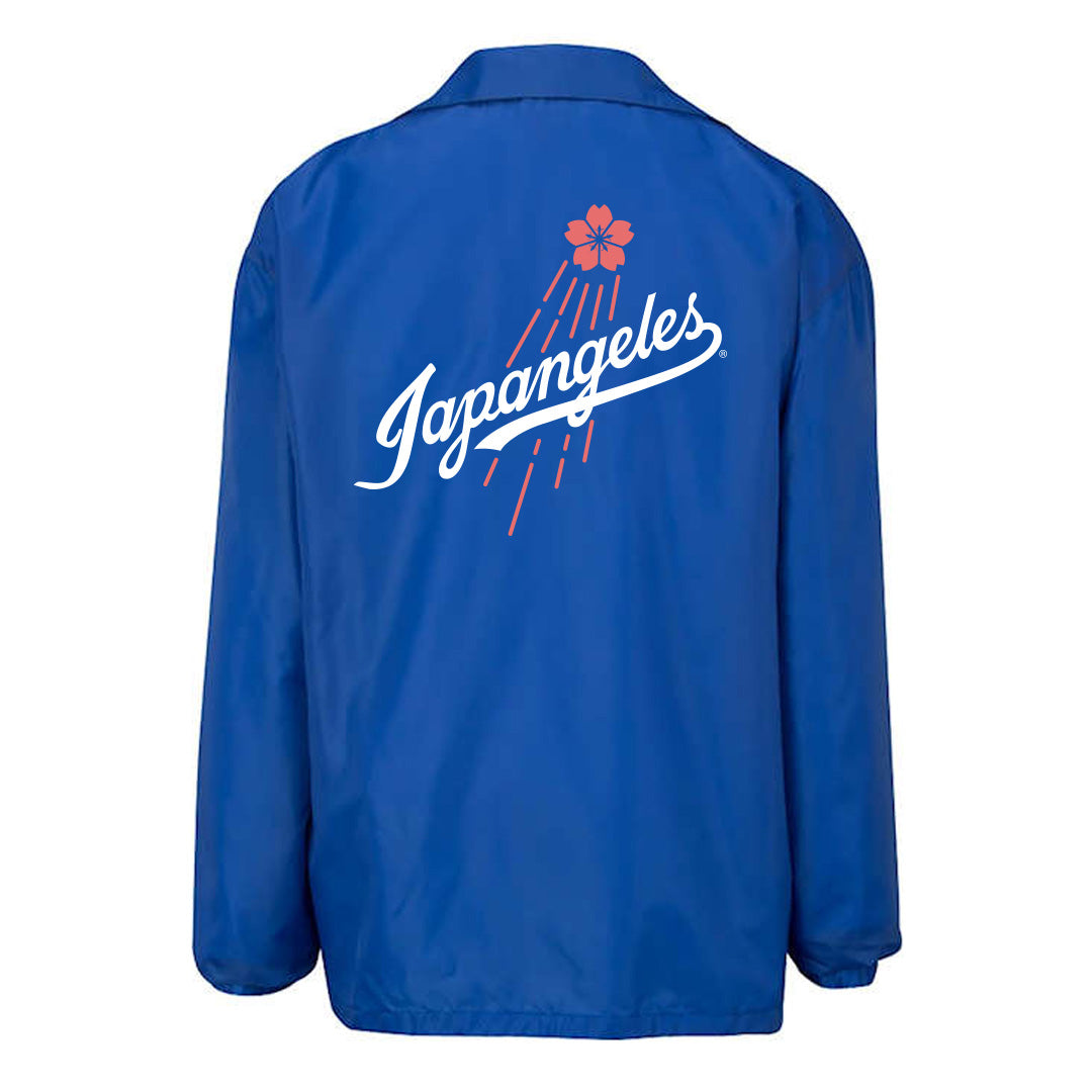 Sakura Blast Coach Jacket in Blue
