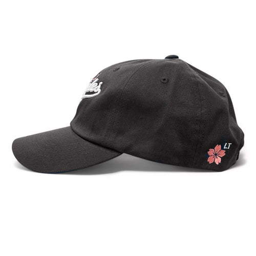 Sakura Blast Dad Hat in Black