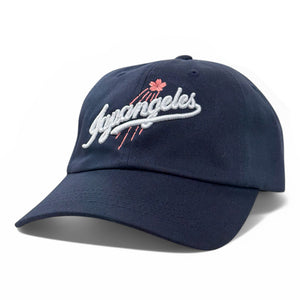 Sakura Blast Dad Hat in Navy