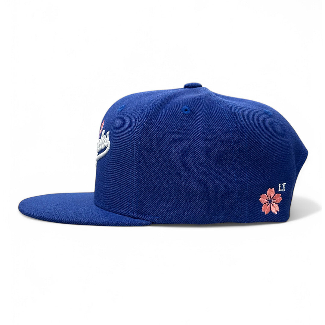 Sakura Blast Snapback in Blue