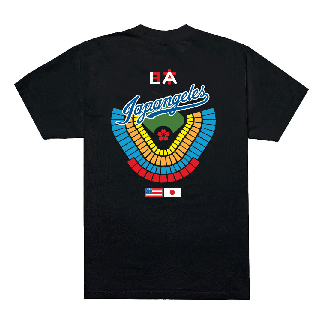 Sakura Spring Training Heavyweight Tee in Black