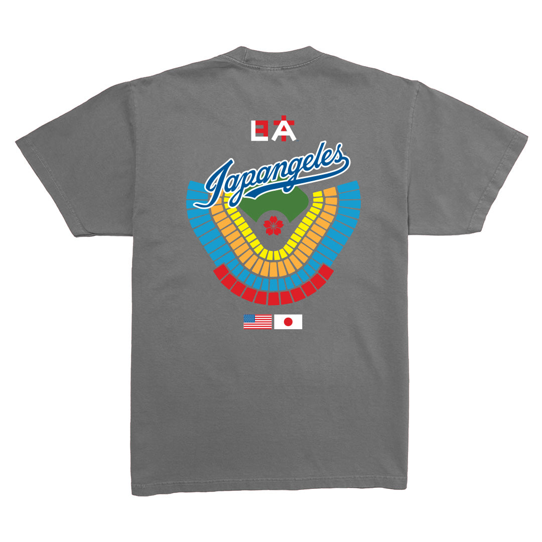Sakura Spring Training Heavyweight Tee in Cement