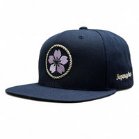 Japangeles Kamon Snapback in Navy