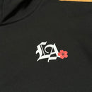 LA Sakura Drop Shoulder Hoodie in Black