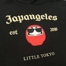 Shady Daruma Originals Drop Shoulder Hoodie in Black