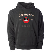 Shady Daruma Originals Drop Shoulder Hoodie in Black