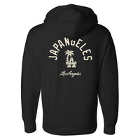 Fabric of LA Drop Shoulder Hoodie in Black