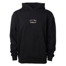 Fabric of LA Drop Shoulder Hoodie in Black