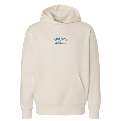 Fabric of LA Drop Shoulder Hoodie in Bone
