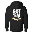 Got 'Em Drop Shoulder Hoodie in Black