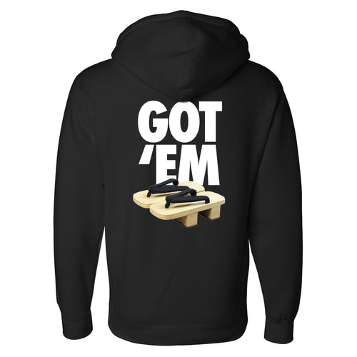 Got 'Em Drop Shoulder Hoodie in Black