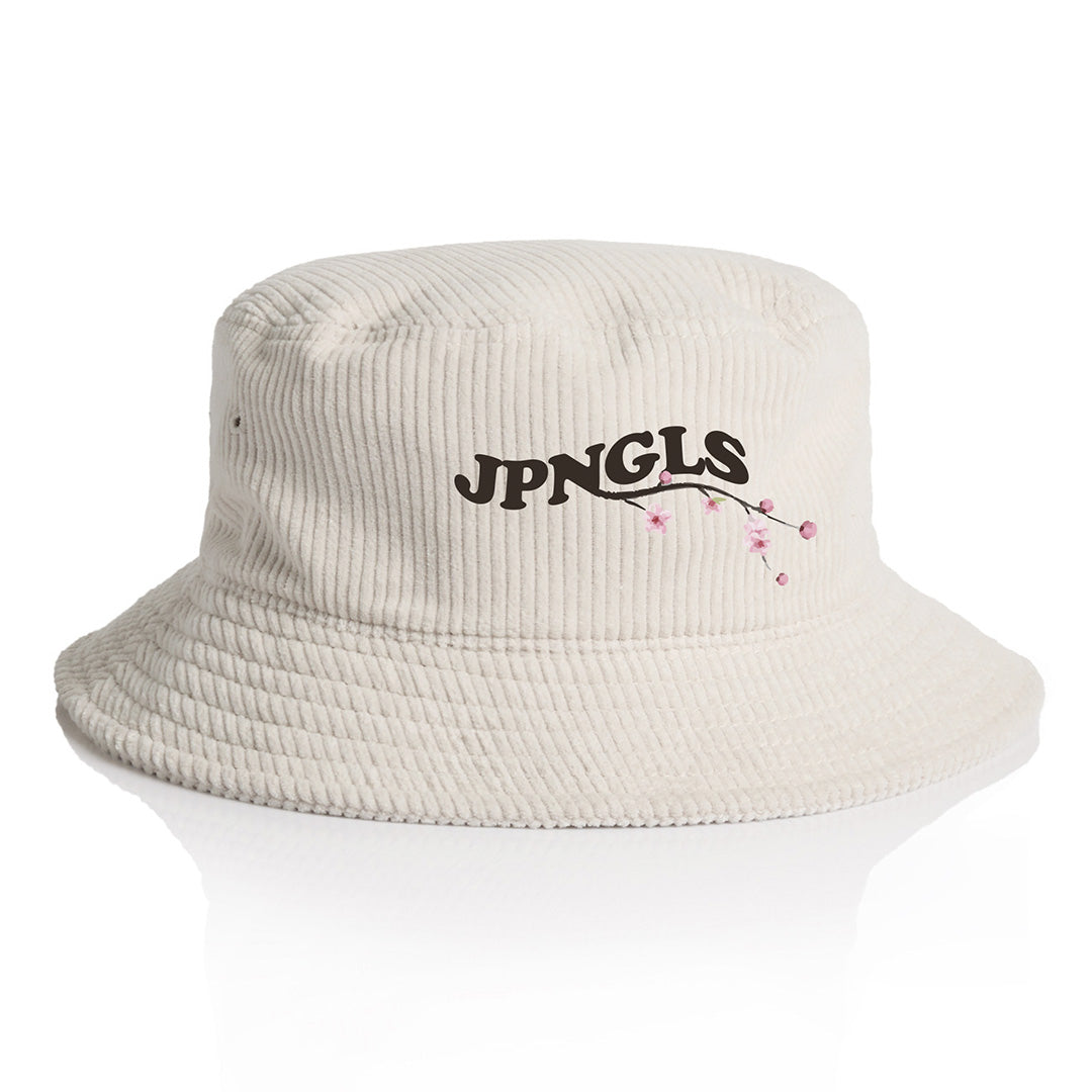 JPNGLS Sakura Cord Bucket Hat in Bone – Japangeles
