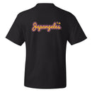 Nihon LA Puff Script Tee in Purple/Gold