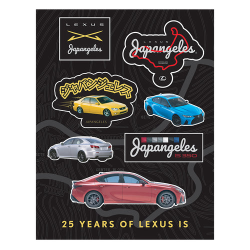 *LIMITED EDITION* Lexus x Japangeles Premium Vinyl Sticker Sheet