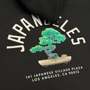 Bonsai Crew Drop Shoulder Hoodie in Black