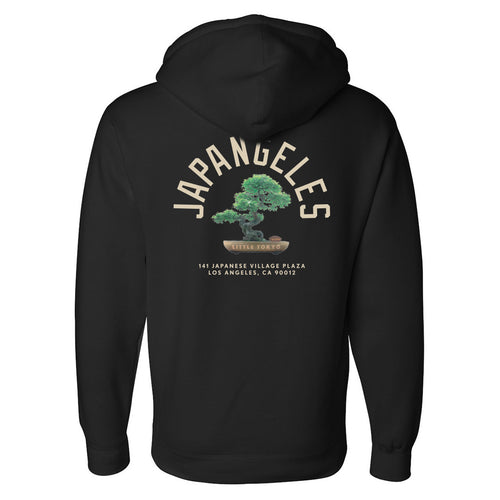 Bonsai Crew Drop Shoulder Hoodie in Black