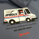 JPNGLS Express Heavy Zip Up in Storm Blue