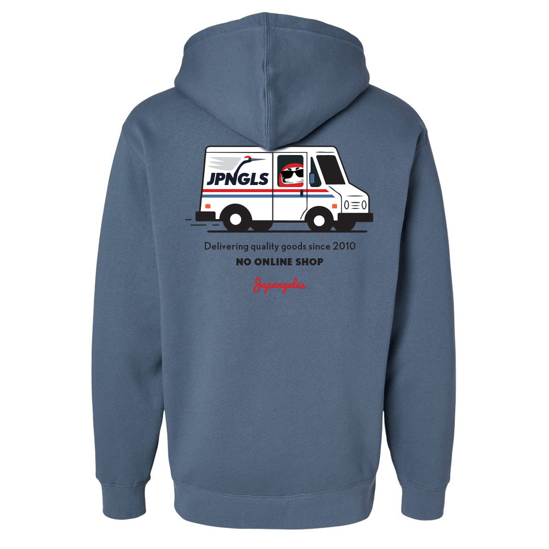 JPNGLS Express Heavy Zip Up in Storm Blue