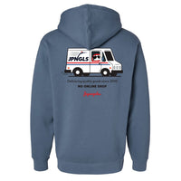 JPNGLS Express Heavy Zip Up in Storm Blue