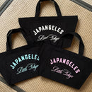 Fundamentals Oversized Canvas Tote Bag in Black/Bone