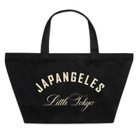 Fundamentals Oversized Canvas Tote Bag in Black/Bone