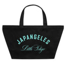 Fundamentals Oversized Canvas Tote Bag in Black/Teal