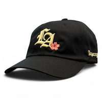 LA Sakura Dad Hat in Black