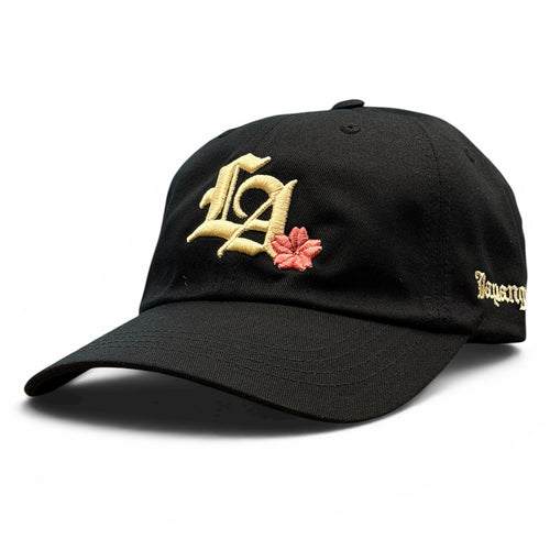 LA Sakura Dad Hat in Black