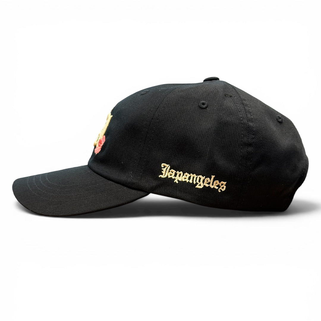 LA Sakura Dad Hat in Black