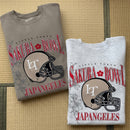 Sakura Bowl Crewneck Sweatshirt in Cement