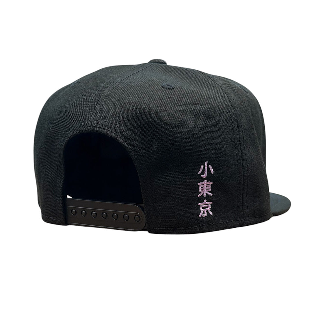 New Era Sho Tokyo Script Snapback in Black/Lavender – Japangeles