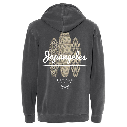 Surf Club Hoodie in Pigment Black